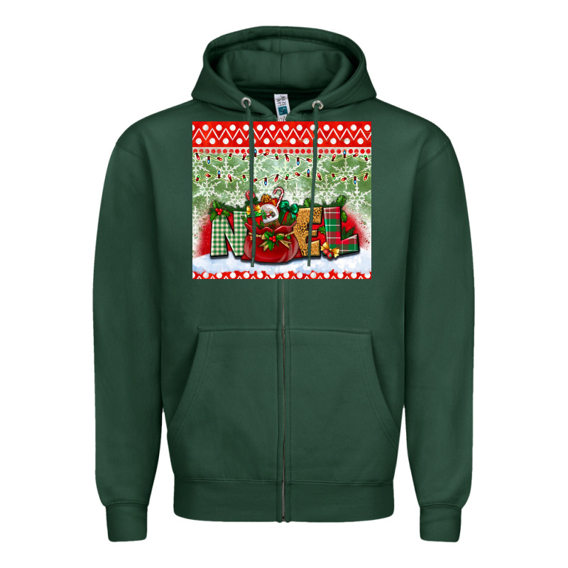 Noel Tumbler Zipper Hoodie by BundleAndBundleShop | Teevron