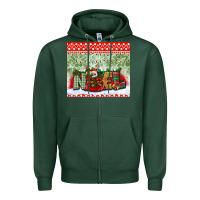 Sports Green noel tumbler Zipper Hoodie - BundleAndBundleShop
