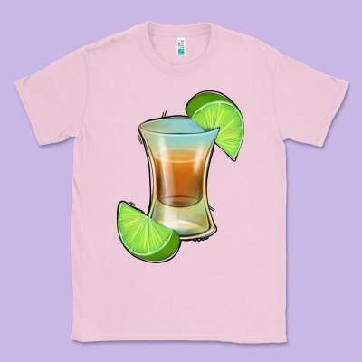 Tequila Shot Classic Tee Designed By Jasminsmagicworld
