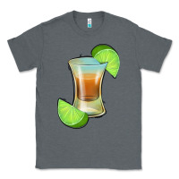 Charcoal Heather Tequila Shot Classic Tee - Jasminsmagicworld