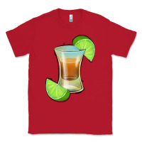 Red Tequila Shot Classic Tee - Jasminsmagicworld