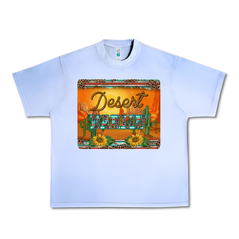 Western Desert Darlin Sunset Serape Leopard Sunflowers Mousepad Urban Heavy Tee by BarkalooDesign | Teevron