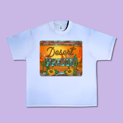 Western Desert Darlin Sunset Serape Leopard Sunflowers Mousepad Urban Heavy Tee Designed By Barkaloodesign