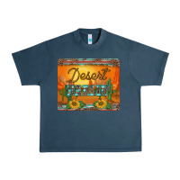 Midnight Navy western desert darlin sunset serape leopard sunflowers mousepad Urban Heavy Tee - BarkalooDesign