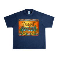 Navy western desert darlin sunset serape leopard sunflowers mousepad Urban Heavy Tee - BarkalooDesign