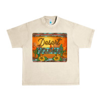 Sandshell western desert darlin sunset serape leopard sunflowers mousepad Urban Heavy Tee - BarkalooDesign