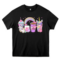 Black unicorn coffee cups Heavy Core Tee - Zillion Design Studio