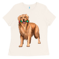 Bone golden retriever with toys Ladies Tee - texasbilliewilder