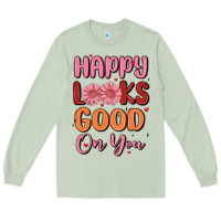 Matcha happy looks good on you Long Sleeve Tee - MaliasSmallBusiness