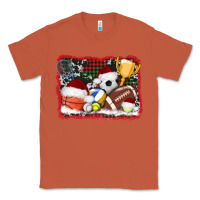 Copper christmas sports background Classic Tee - AdoDesignShop