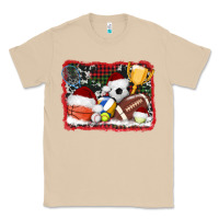 Mushroom christmas sports background Classic Tee - AdoDesignShop
