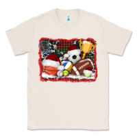 Natural christmas sports background Classic Tee - AdoDesignShop