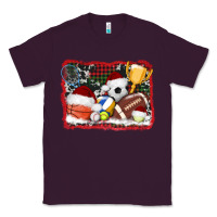 Plum christmas sports background Classic Tee - AdoDesignShop