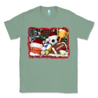 Sage christmas sports background Classic Tee - AdoDesignShop