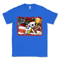 True Royal christmas sports background Classic Tee - AdoDesignShop