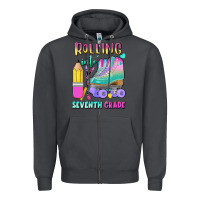 Smoke rolling into seventh grade Zipper Hoodie - BundleAndBundleShop
