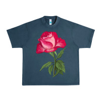 Midnight Navy Love At First Sight Rose Urban Heavy Tee - LillyAllenDesigns