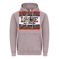 Vintage Zinc armed forces day love our troops Vintage Hoodie - Artiststas