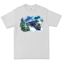 Dove Grey polar express winter Premium Tee - FaDigitalArtStudio