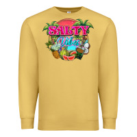 Antique Gold Salty vibes summer Premium Sweatshirt - NancyCooperArtShop