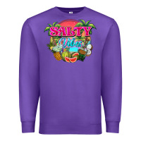 Purple Salty vibes summer Premium Sweatshirt - NancyCooperArtShop