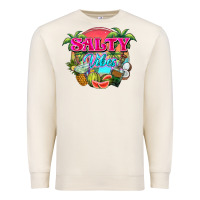Sandshell Salty vibes summer Premium Sweatshirt - NancyCooperArtShop