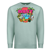 Seafoam Salty vibes summer Premium Sweatshirt - NancyCooperArtShop