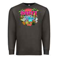 Smoke Salty vibes summer Premium Sweatshirt - NancyCooperArtShop