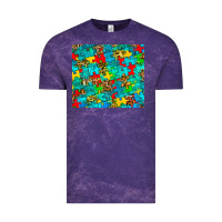 Cloud Purple autism awareness puzzle Vintage Tee - BarkalooDesign