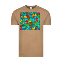 Vintage Coffee autism awareness puzzle Vintage Tee - BarkalooDesign