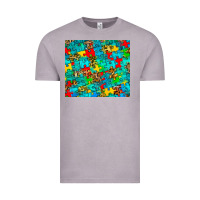 Vintage Zinc autism awareness puzzle Vintage Tee - BarkalooDesign
