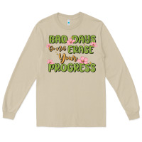 Mushroom mental health uplifting quote Long Sleeve Tee - MaliasSmallBusiness