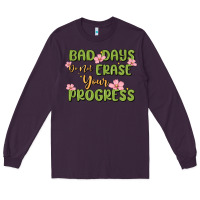 Plum mental health uplifting quote Long Sleeve Tee - MaliasSmallBusiness