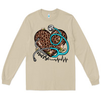 Mushroom nurse leopard heart Long Sleeve Tee - JahusDesignShop