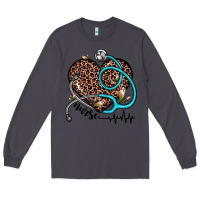 Smoke nurse leopard heart Long Sleeve Tee - JahusDesignShop