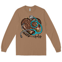 Toasted Coconut nurse leopard heart Long Sleeve Tee - JahusDesignShop