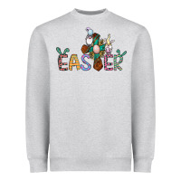 Heather Grey cross rabbit easter gnomes Heavyweight Sweatshirt - Jasminsmagicworld