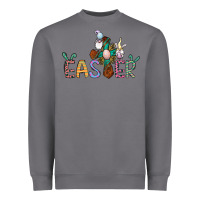 Storm cross rabbit easter gnomes Heavyweight Sweatshirt - Jasminsmagicworld