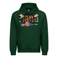 Forest Green Blessed Nana Urban Hoodie - CowCowDesign