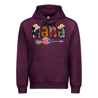 Mauve Wine Blessed Nana Urban Hoodie - CowCowDesign