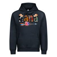 Navy Blessed Nana Urban Hoodie - CowCowDesign