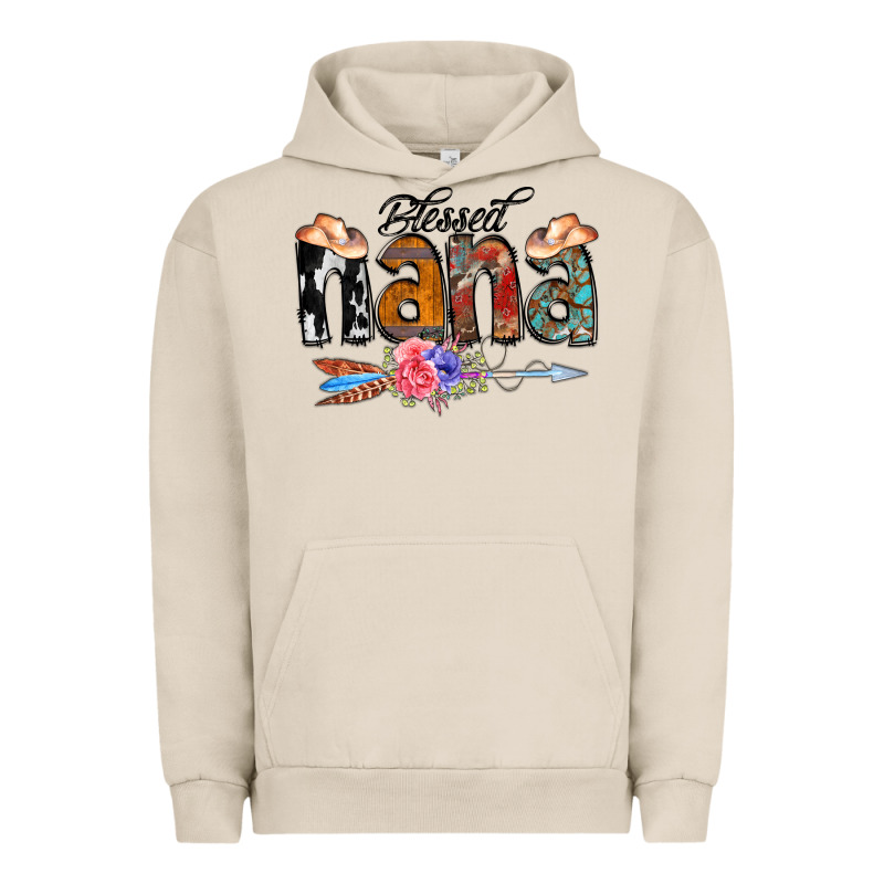 Blessed Nana Urban Hoodie by CowCowDesign | Teevron