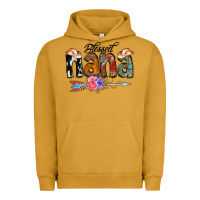 Pigment Peanut Butter Blessed Nana Urban Hoodie - CowCowDesign