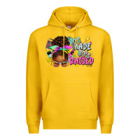 Lemon 70's made 80's raised afro messy bun Premium Hoodie - texasbilliewilder