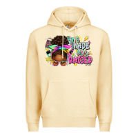 Pina Colada 70's made 80's raised afro messy bun Premium Hoodie - texasbilliewilder