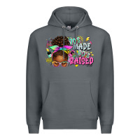 Rock 70's made 80's raised afro messy bun Premium Hoodie - texasbilliewilder