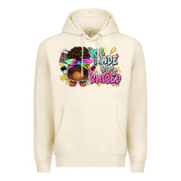 Tofu 70's made 80's raised afro messy bun Premium Hoodie - texasbilliewilder