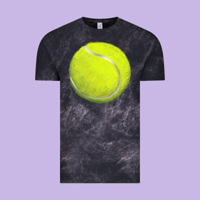 Tennis Bal Vintage Tee Designed By Barkaloodesign
