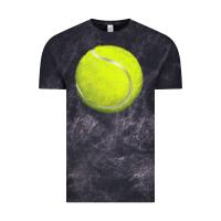 Cloud Black tennis bal Vintage Tee - BarkalooDesign