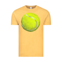 Vintage Mustard tennis bal Vintage Tee - BarkalooDesign